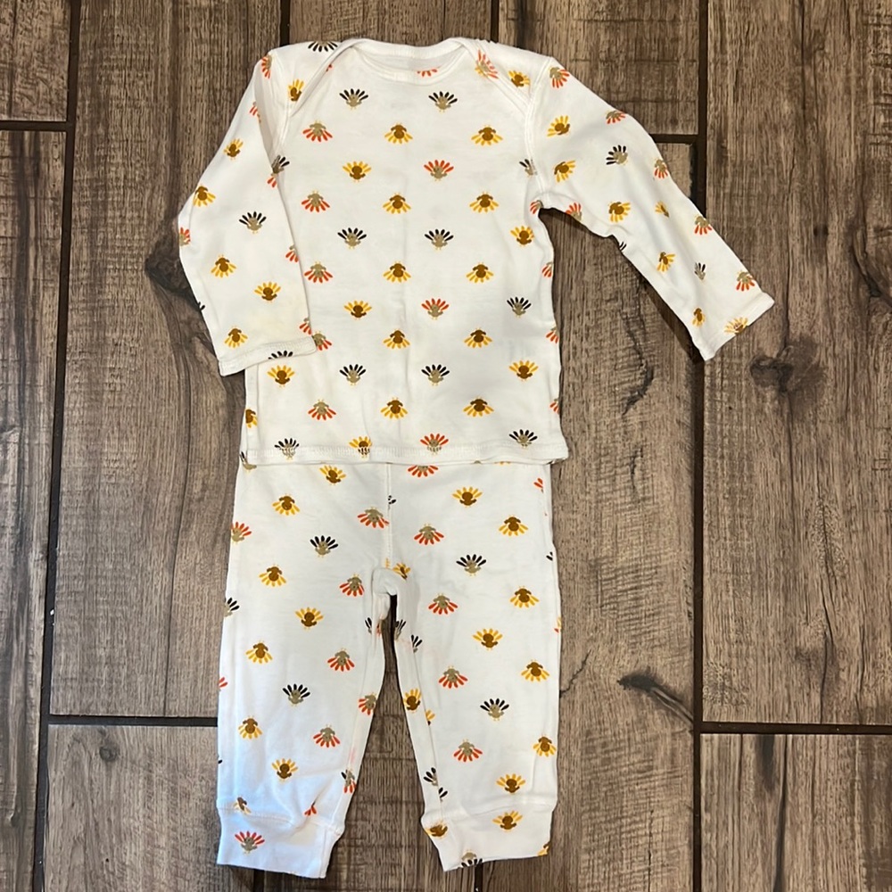 Carters 2 piece Turkey pajama set 🦃